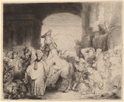 Der Triumph von Mordechai von Rembrandt van Rijn