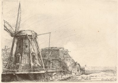 Die Windmühle von Rembrandt van Rijn