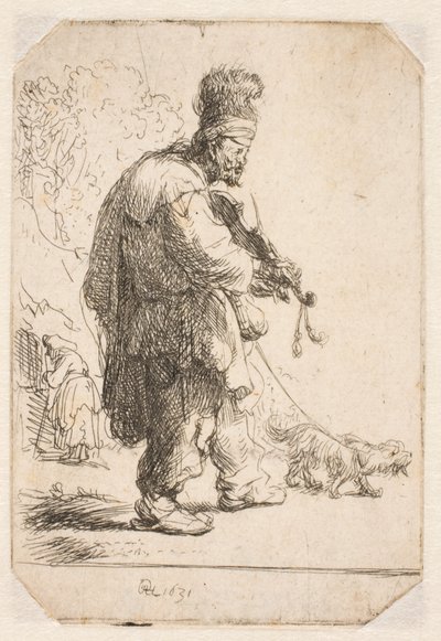 Der blinde Geiger von Rembrandt van Rijn