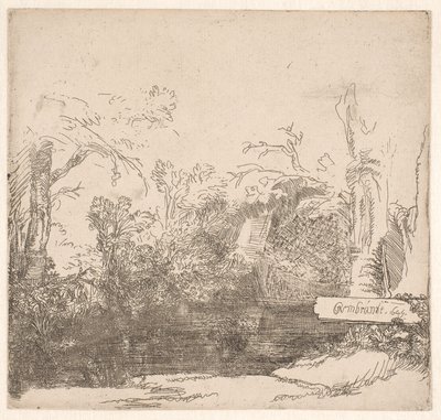 Das Bootshaus von Rembrandt van Rijn