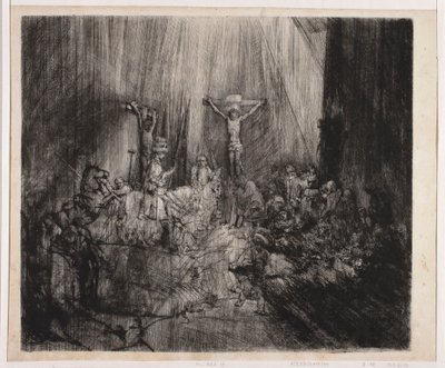Trzy krzyże von Rembrandt van Rijn