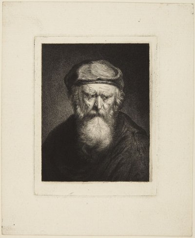 Mürrischer alter Mann von Rembrandt van Rijn