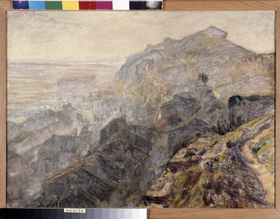 Saint Chamas, die alten Dächer von Rene Auguste Seyssaud