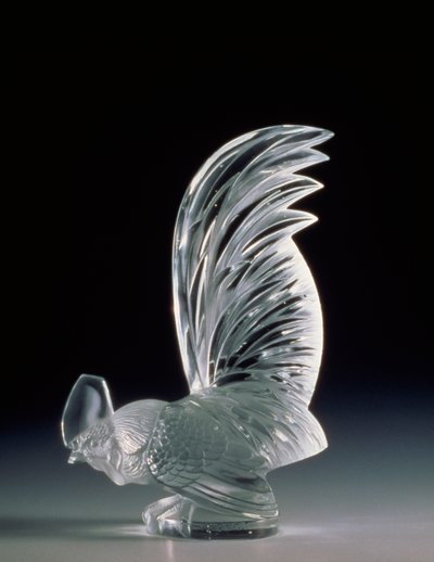 Coq Nain (kleiner Bantam) Kühlerfigur von Rene Jules Lalique