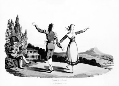 Der Boleras-Tanz, Illustration aus 