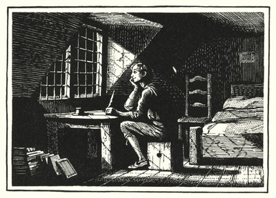 Hans Christian Andersen: Der Kobold und der Höker (Lithografie) von Rex (after) Whistler