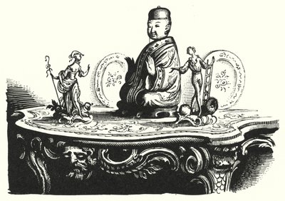 Hans Christian Andersen: Die Schäferin und der Schornsteinfeger (Lithografie) von Rex (after) Whistler