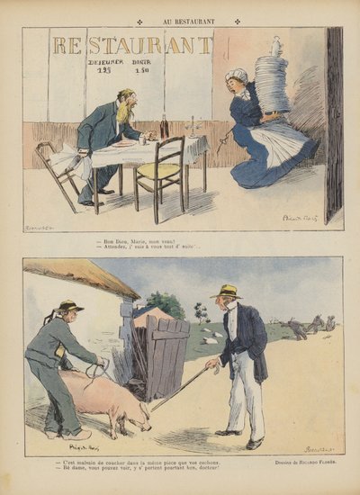 Illustration für Le Rire von Ricardo Flores