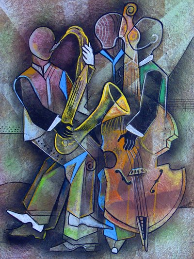 Abstrakte Jazzband von Ricardo Maya