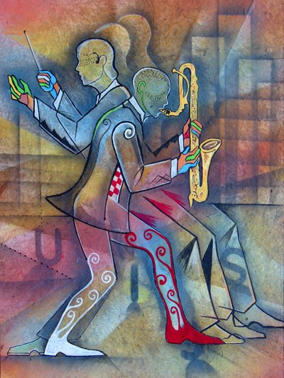 Dynamische Jazz-Performance von Ricardo Maya