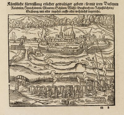 Angriff auf eine befestigte Stadt mit Kanonen von John Pardon