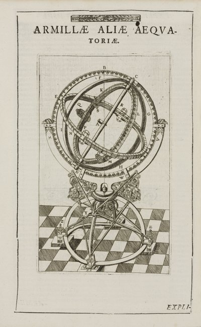 Tycho Brahes äquatoriale Armillarsphäre, um 1580 von John Pardon