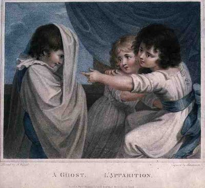 Ein Geist, graviert von Luigi Schiavonetti (1765-1810), veröffentlicht von T. Simpson von Richard (after) Westall