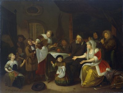 Das Fest des Heiligen Nikolaus von Richard Brakenburg