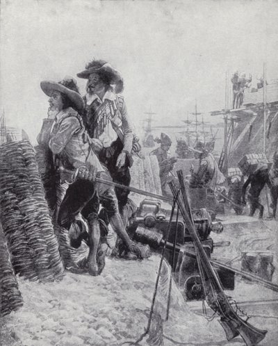 Gründung von Fort St. George, Madras, durch Francis Day von der East India Company von Richard Caton II (after) Woodville