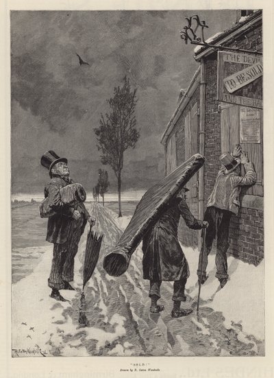 Verkauft! von Richard Caton II (after) Woodville