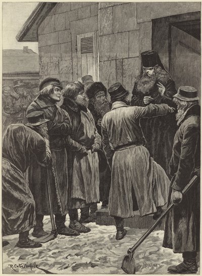 Die Hungersnot in Russland von Richard Caton II (after) Woodville