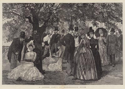 Eine Gartenparty im Marlborough House von Richard Caton Woodville junior