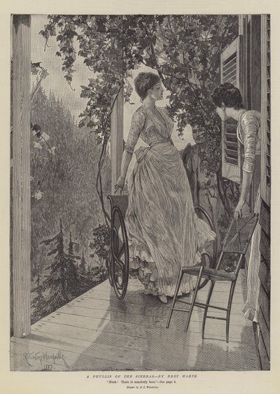 A Phyllis of the Sierras, von Bret Harte von Richard Caton Woodville junior