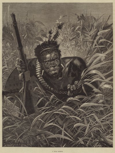 Ein Zulu-Scout von Richard Caton Woodville junior