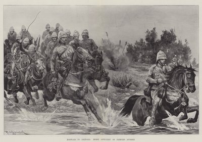 Vorwärts nach Pretoria, Pferdeartillerie der Division von French von Richard Caton Woodville junior