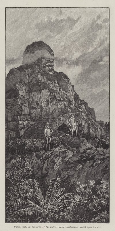 Nada die Lilie, von H. Rider Haggard von Richard Caton Woodville junior