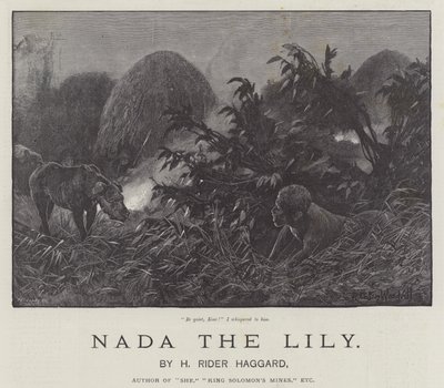 Nada die Lilie, von H. Rider Haggard von Richard Caton Woodville junior