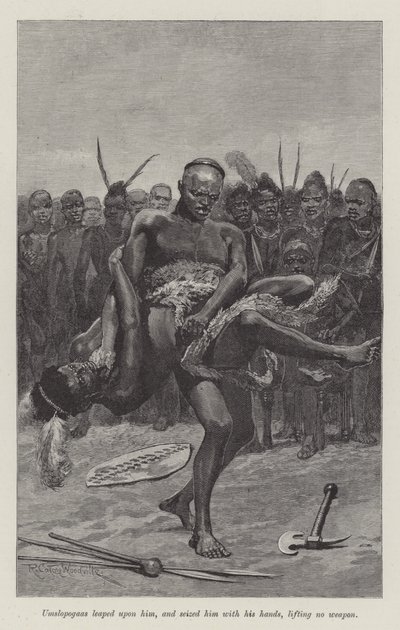 Nada die Lilie, von H. Rider Haggard von Richard Caton Woodville junior