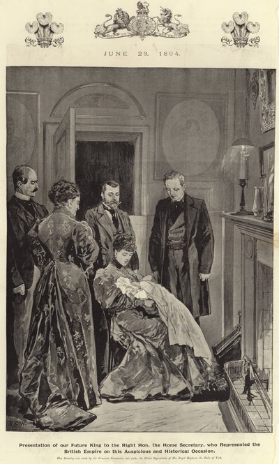 Präsentation unseres zukünftigen Königs von Richard Caton Woodville junior