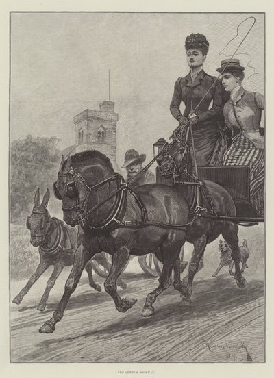 Die Königinnenstraße von Richard Caton Woodville junior