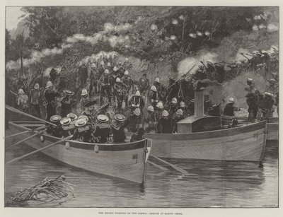 Die jüngsten Kämpfe am Gambia, Hinterhalt am Madini Creek von Richard Caton Woodville junior