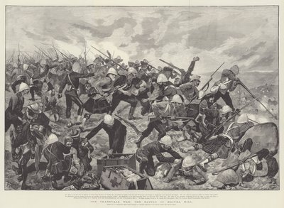 Der Transvaal-Krieg, die Schlacht von Majuba Hill von Richard Caton Woodville junior