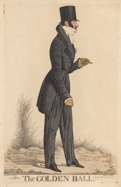 Edward Hughes Ball Hughes; Die Goldene Kugel von Richard Dighton