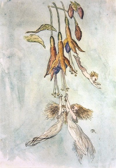 Fest unter den Fuchsien von Richard Doyle