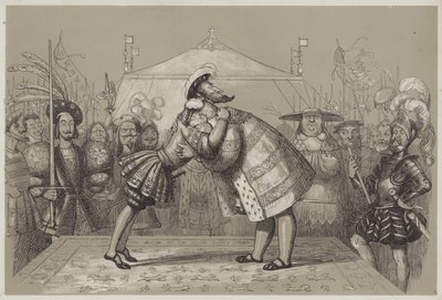 Feld des Goldenen Tuchs (Aquatinta) von Richard Doyle