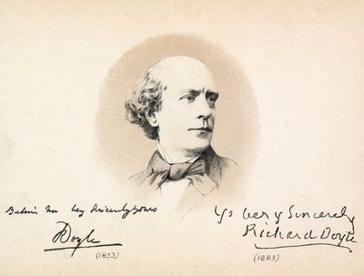 Porträt von Richard Doyle von Richard Doyle