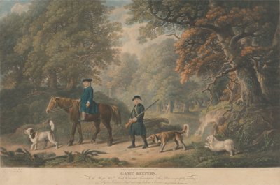 Wildhüter. An den ehrenwerten Lord Viscount Torrington von Richard Earlom