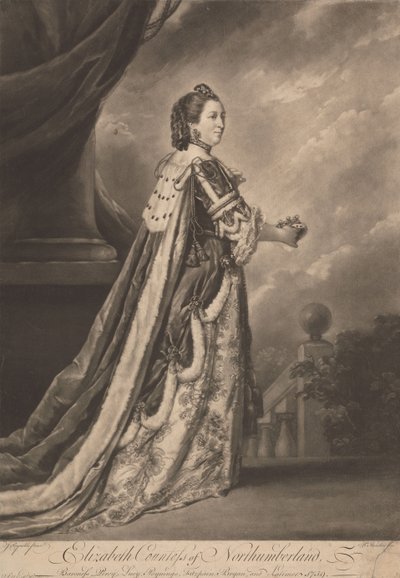 Elizabeth, Gräfin von Northumberland, Baronin Percy, Lucy, Poynings, Fitzpain, Bryan und Latimer von Richard Houston