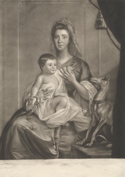 Lady Cathcart und ihr Kind von Richard Houston