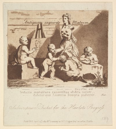 Jungen spähen auf die Natur, 1782 von Richard Livesay