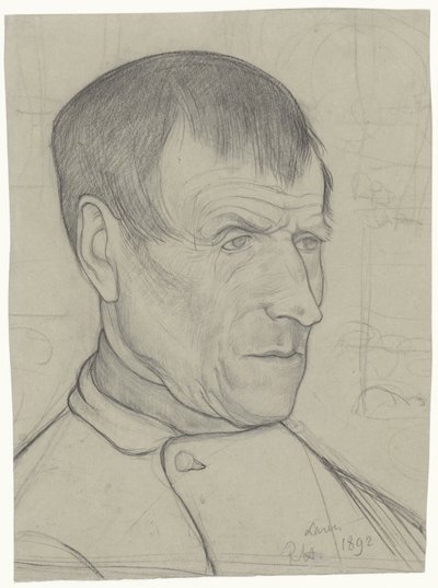Kopf eines Mannes aus Laren von Richard Nicolaüs Roland Holst