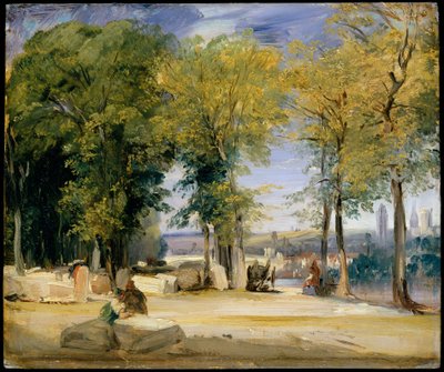Ansicht bei Rouen von Richard Parkes Bonington