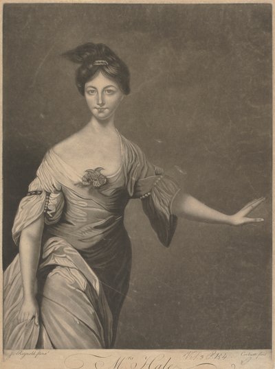 Mary Hale (geb. Chaloner), als Euphrosyne in 