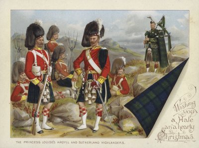 Die Argyll und Sutherland Highlanders der Prinzessin Louise von Richard Simkin