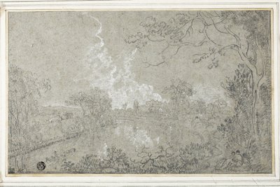 Ufer des Flusses Dee in der Nähe von Eaton Hall, Cheshire, ca. 1759 von Richard Wilson