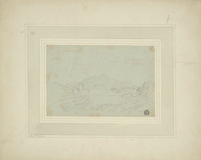 Ruinen in einem bergigen Land von Richard Wilson