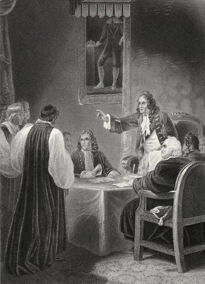 Die Bischöfe vor dem Geheimen Rat von Robert (after) Smirke