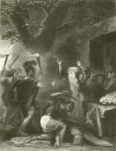 Das Massaker an den Druiden von Robert (after) Smirke