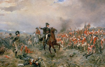 Der Herzog von Wellington bei Waterloo von Robert Alexander Hillingford