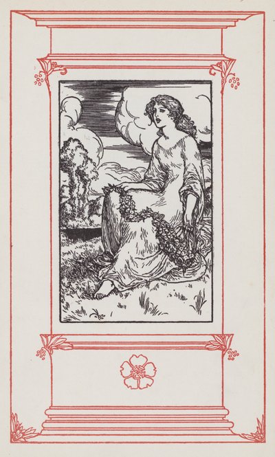 Illustration für englische Lieder von Robert Anning Bell